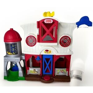 Fisher Price Little People Farm Barn Smart Stages Silo Bell Toy No Figures